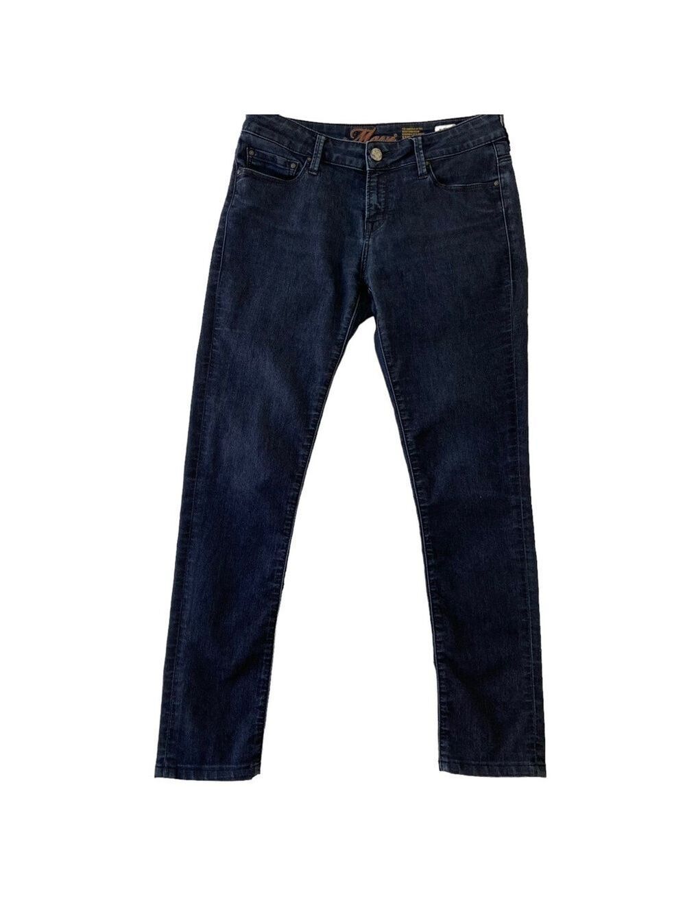 Yoga jeans skinny high rise waist blue soft stretchy denim size 27